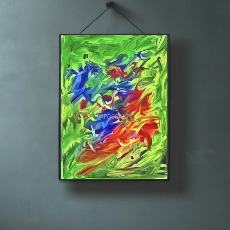 21051: Flames in Green